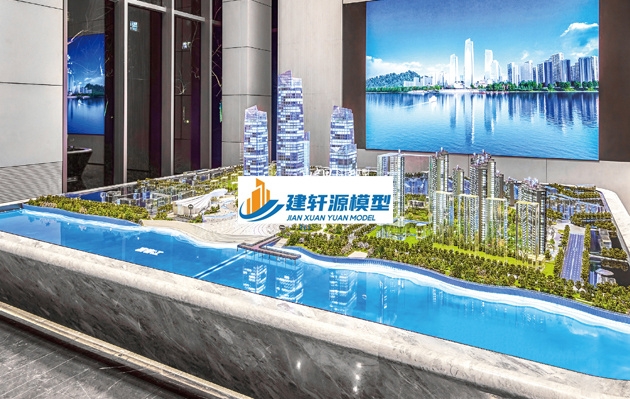 广西富春-金茂星外滩模型