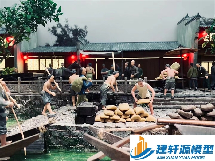 广西博物馆江南水乡模型